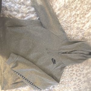 Gray Nike Hoodie, Size Medium.